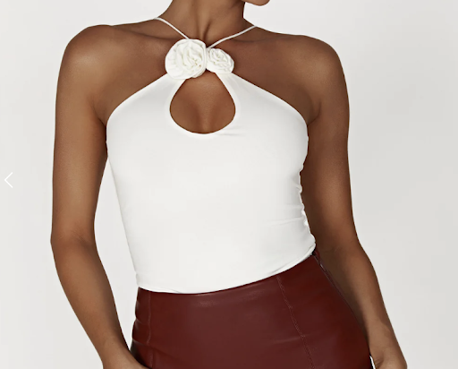 rose halter top
