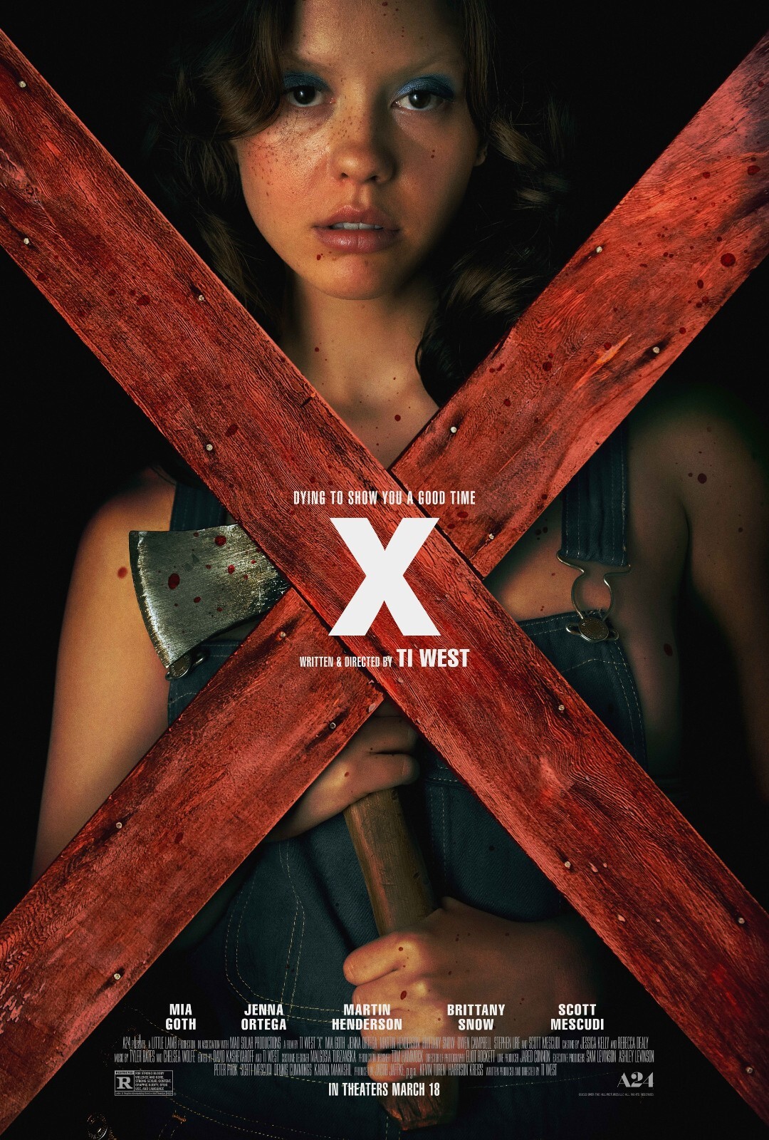 This is the poster for the movie X.