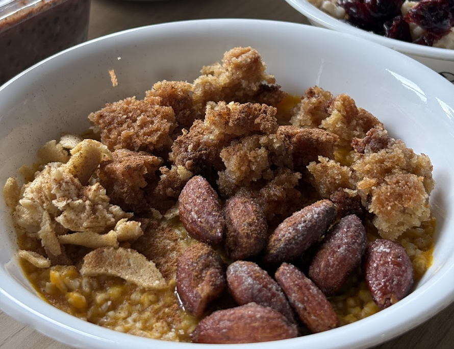 Pumpkin spice oatmeal
