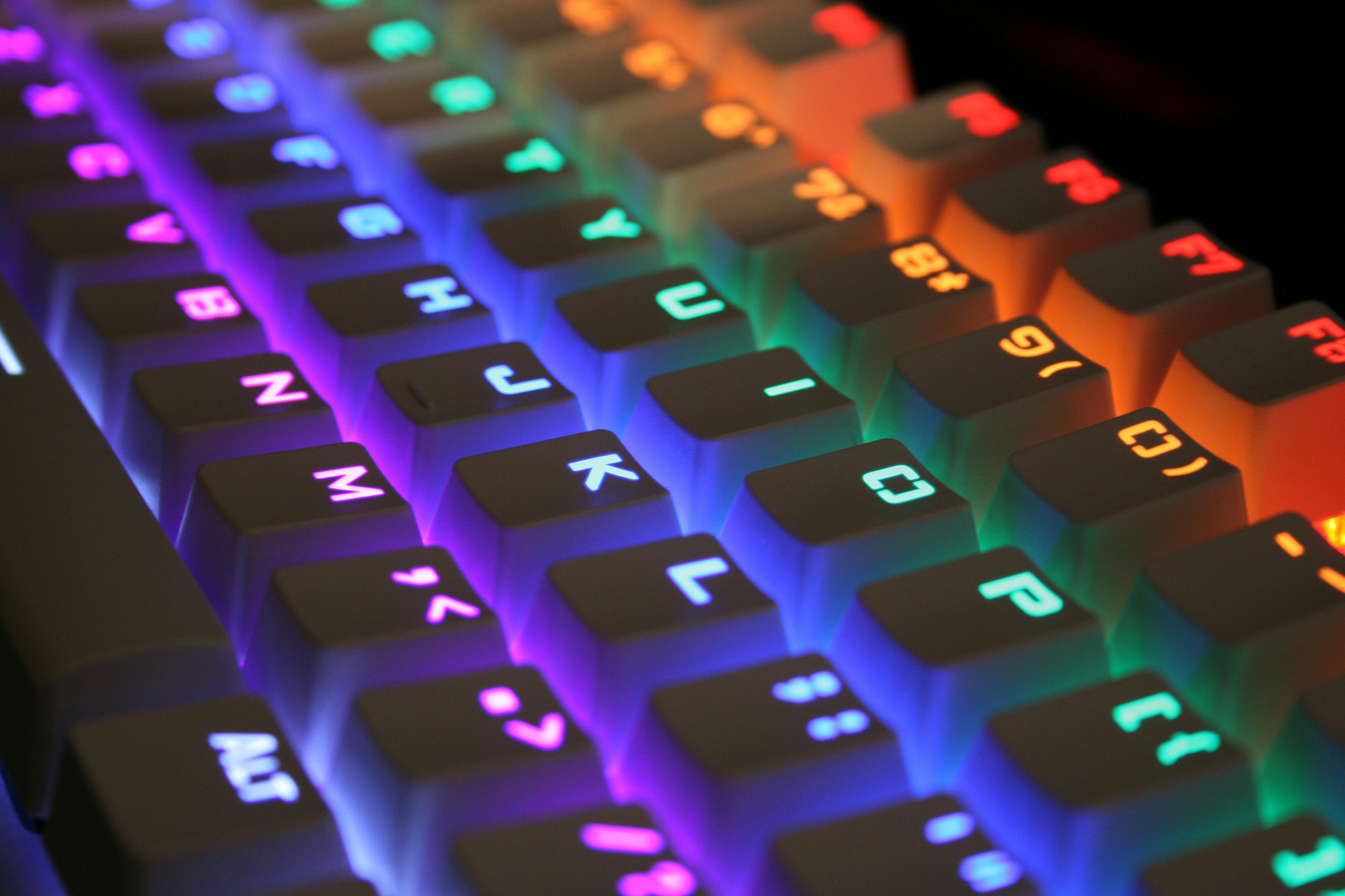 rainbow keyboard