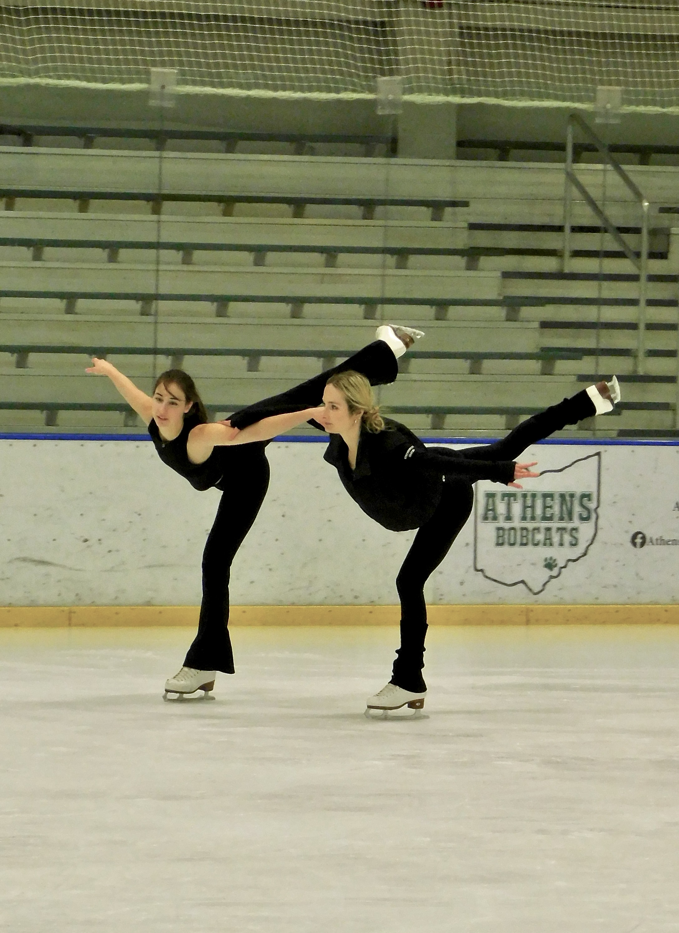 OU Synchronized Skating Team at practice