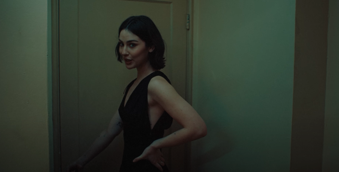 Singer Gracie Abrams in her mv Risk