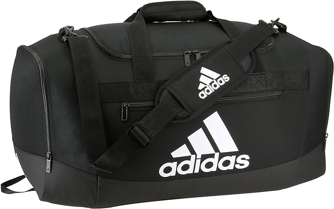 Black adidas gym bag.