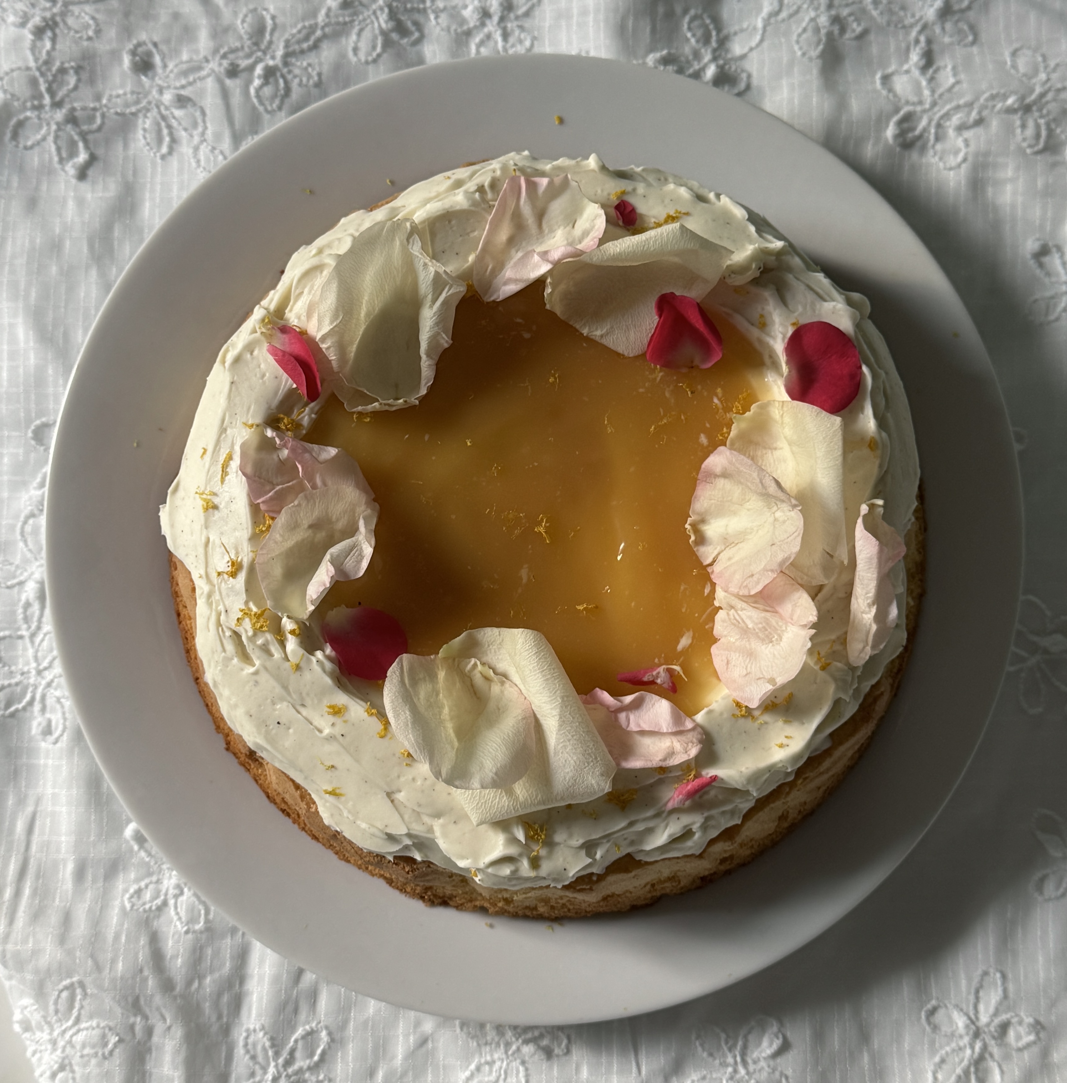 flower cake - bird\'s eye