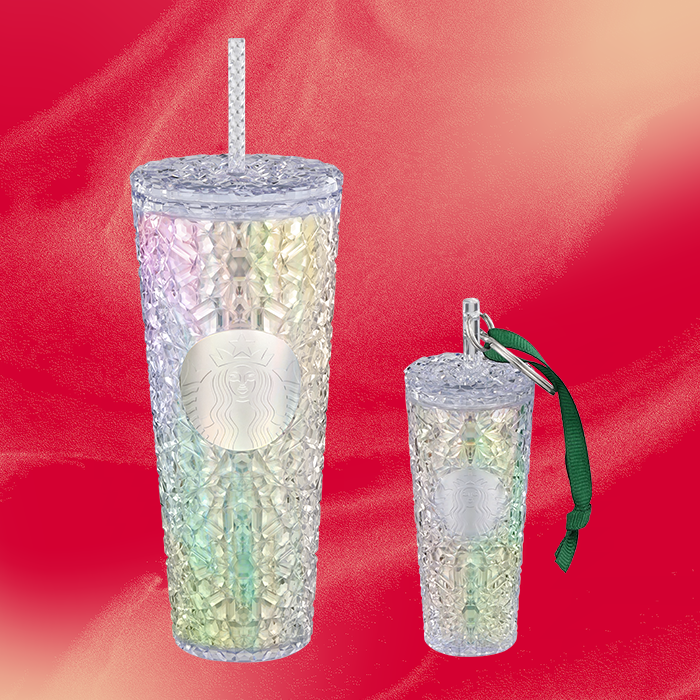 Starbucks Gemstone Cold Cup & Keychain