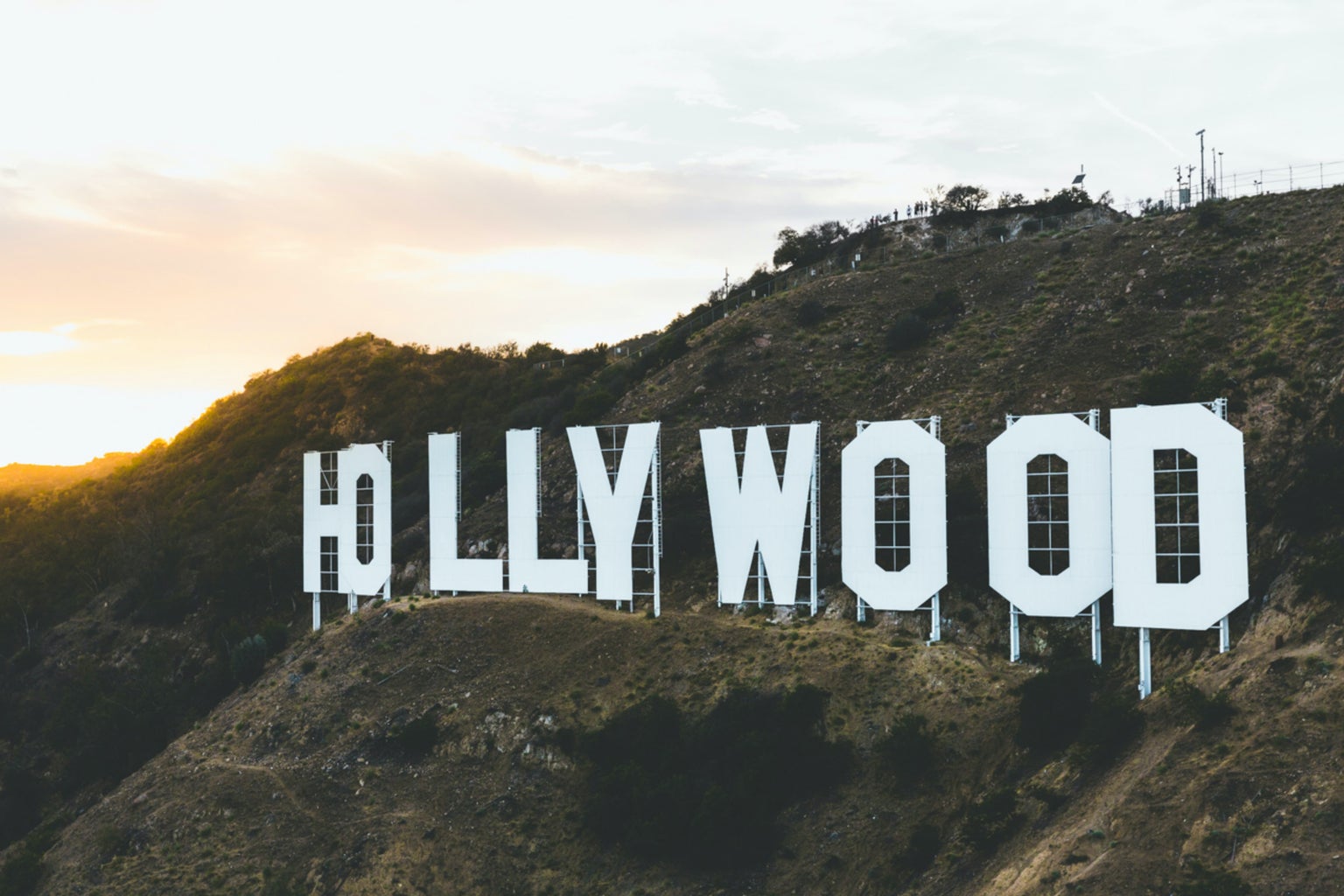 Hollywood Sign from Unsplash in the hills