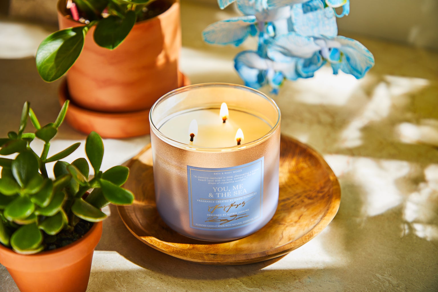 Bath & Body Works You, Me & The Sea 3-Wick Candle