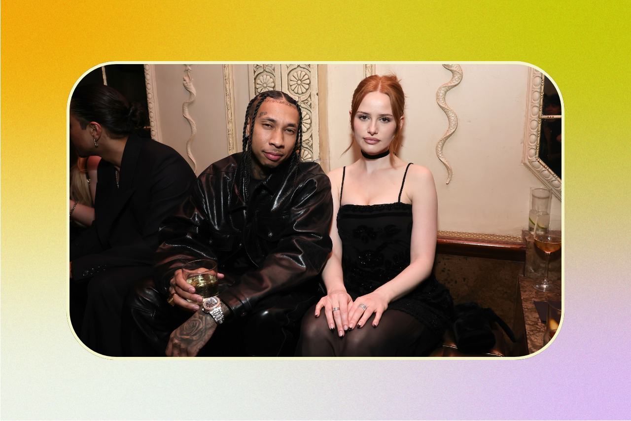 Tyga and Madelaine Petsch attending Vanity Fair and Instagram Celebrate Vanities: A Night for Young Hollywood