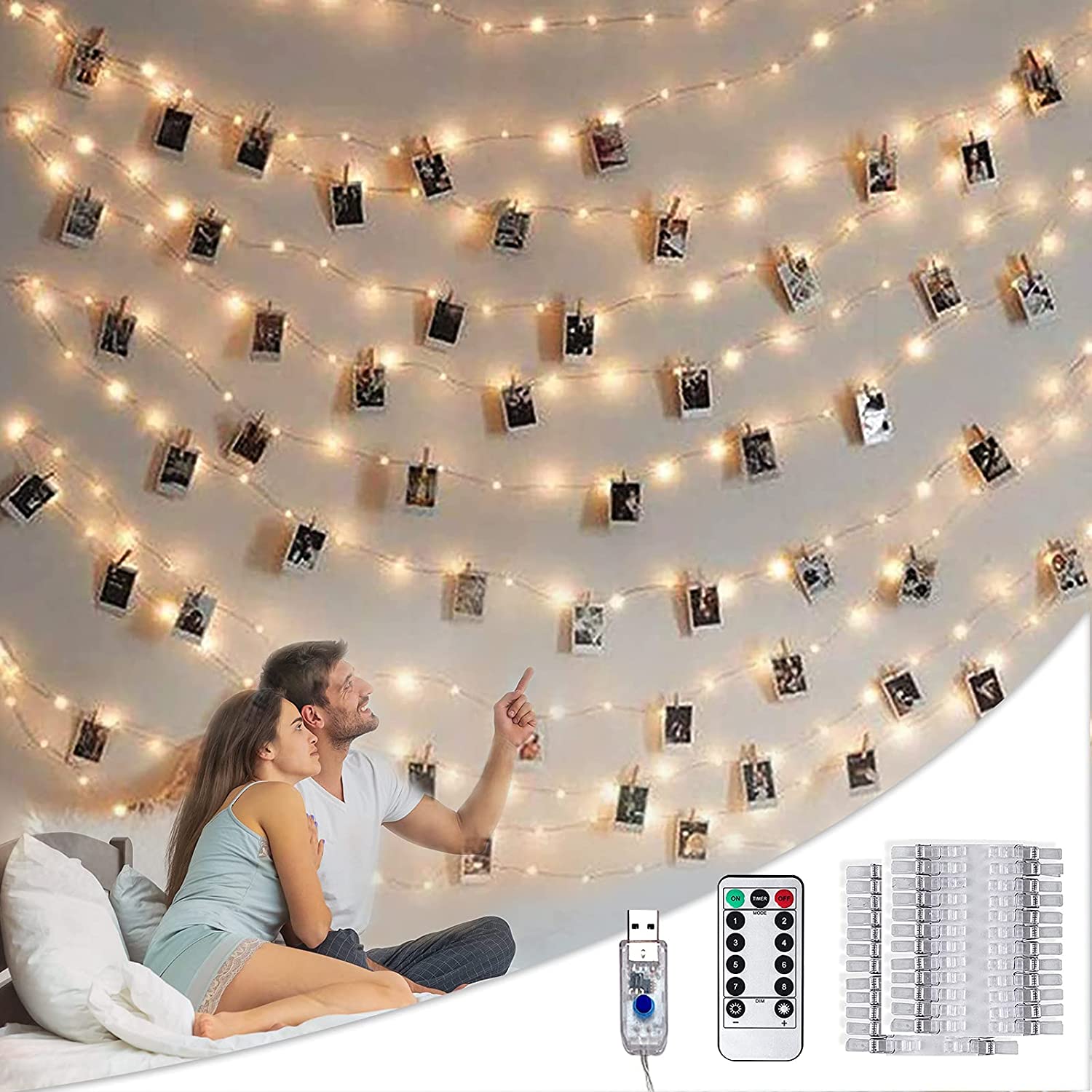 photo clip string lights