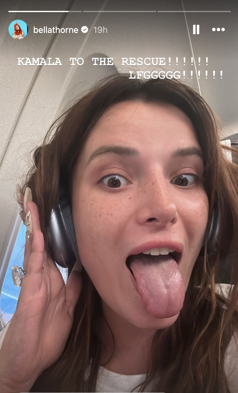 Bella Thorne\'s Instagram Story