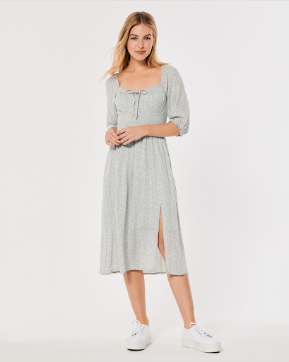 mini smocked waist mini dress spring outfits