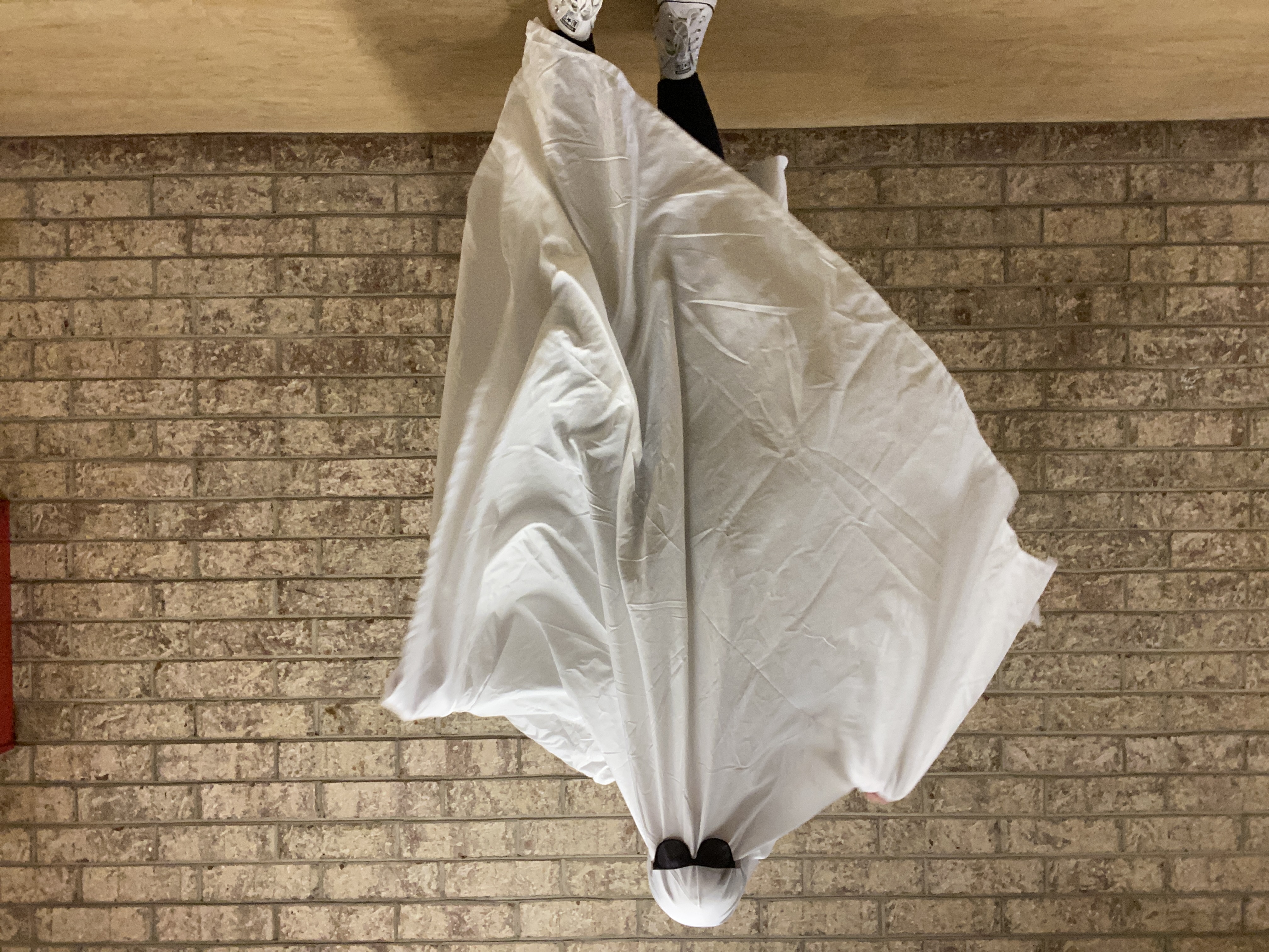 My costume as a ghost