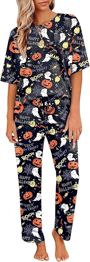 halloween pajama set
