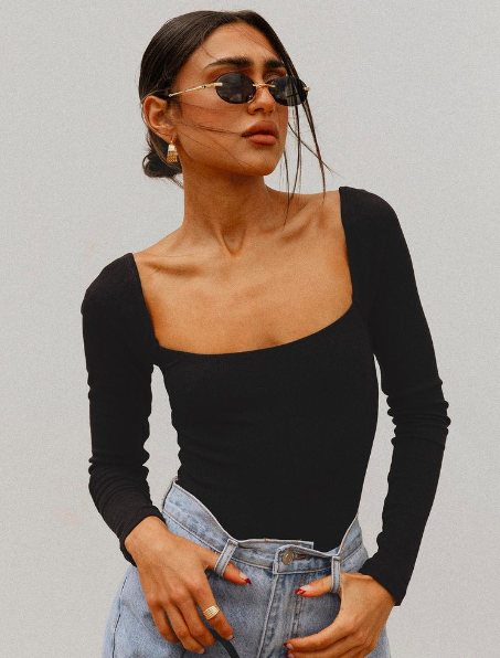 princess polly black long sleeve