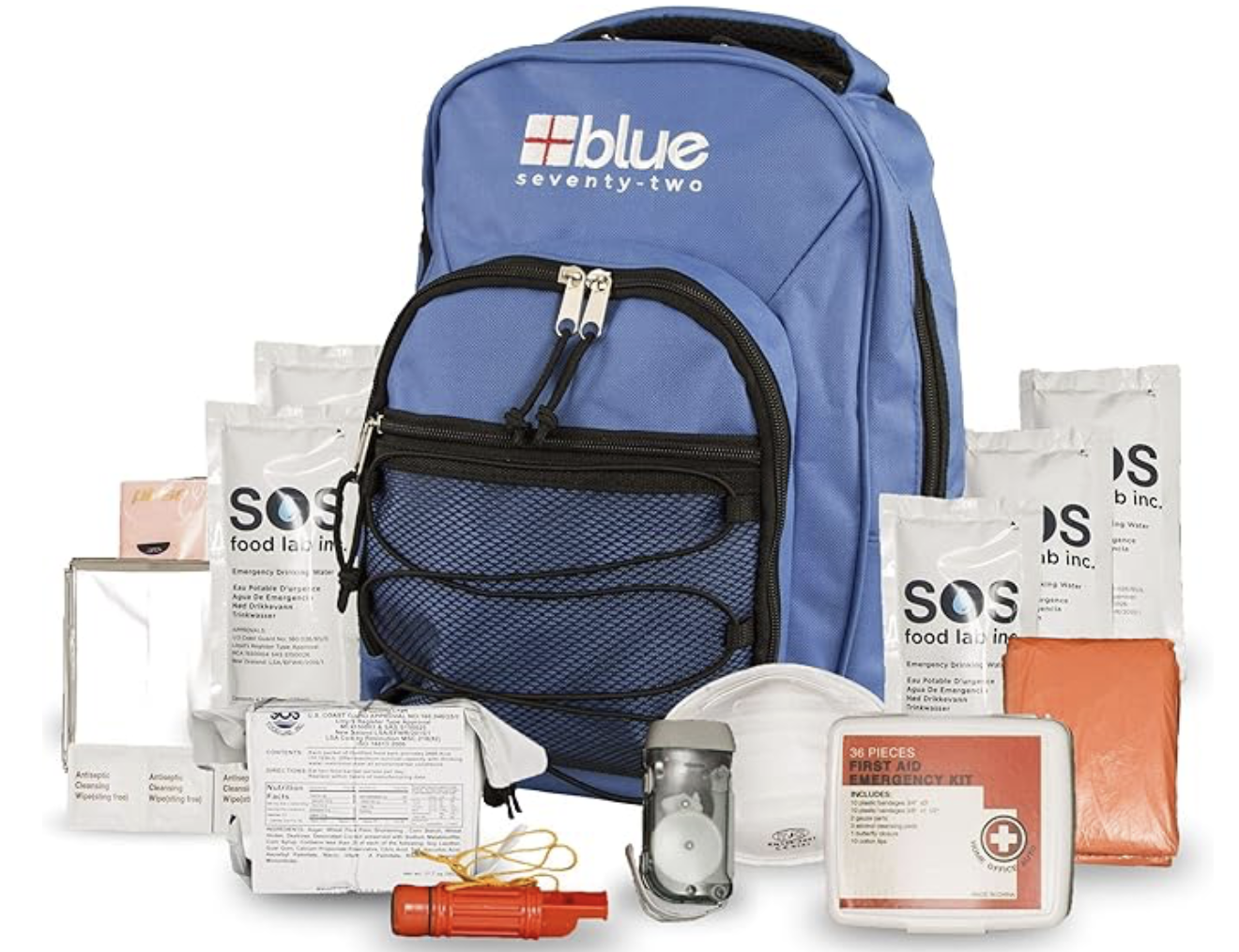 Blue Coolers Emergency Backpack Survival Kit