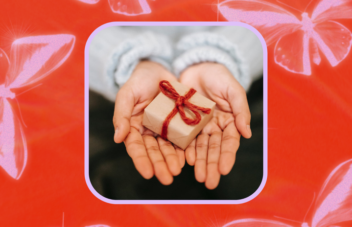 person holding gift in their hands