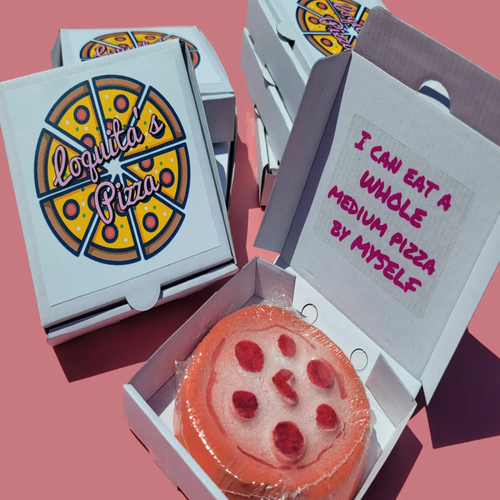 pizza bath bomb