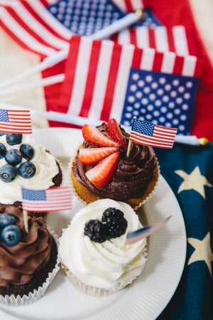 fourth of july cupcakes