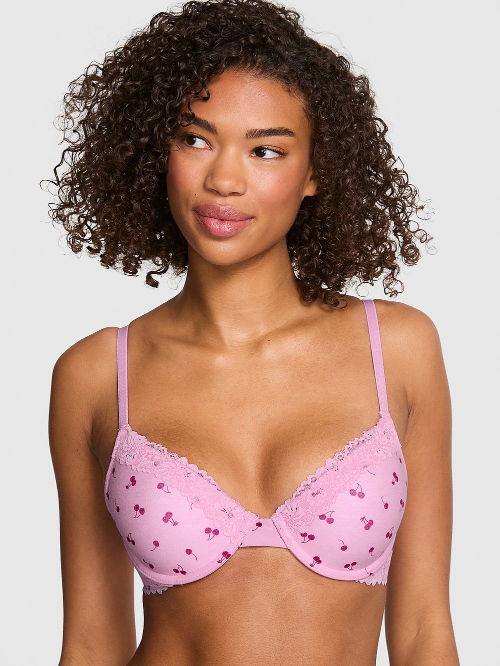 pink cherry bra