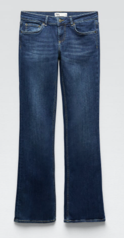 low rise bootcut jeans by zara