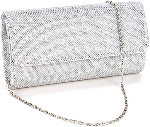 silver clutch fashion staple