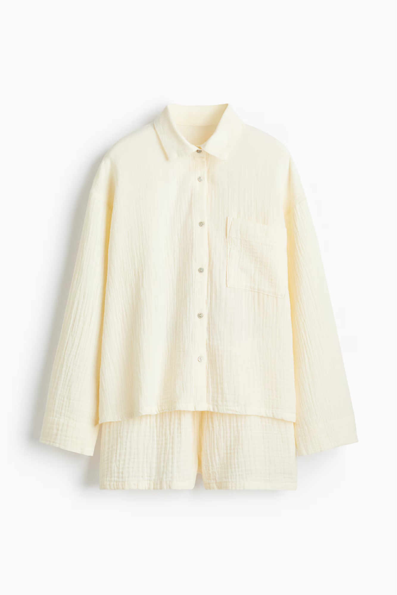 H&M Pajama Shirt and Shorts