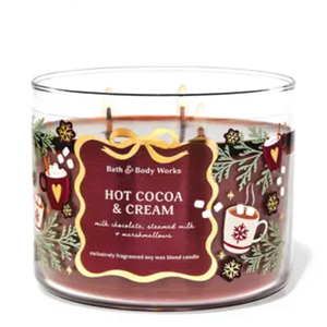 hot cocoa & cream candle