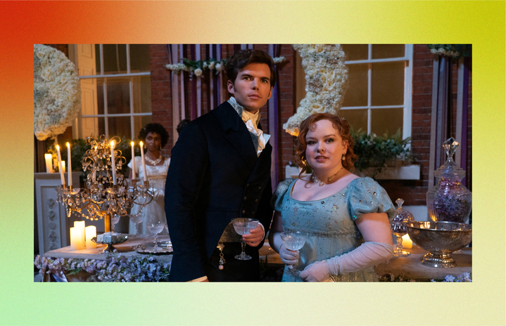 Colin Bridgerton and Penelope Featherington in \'Bridgerton\' Season 3
