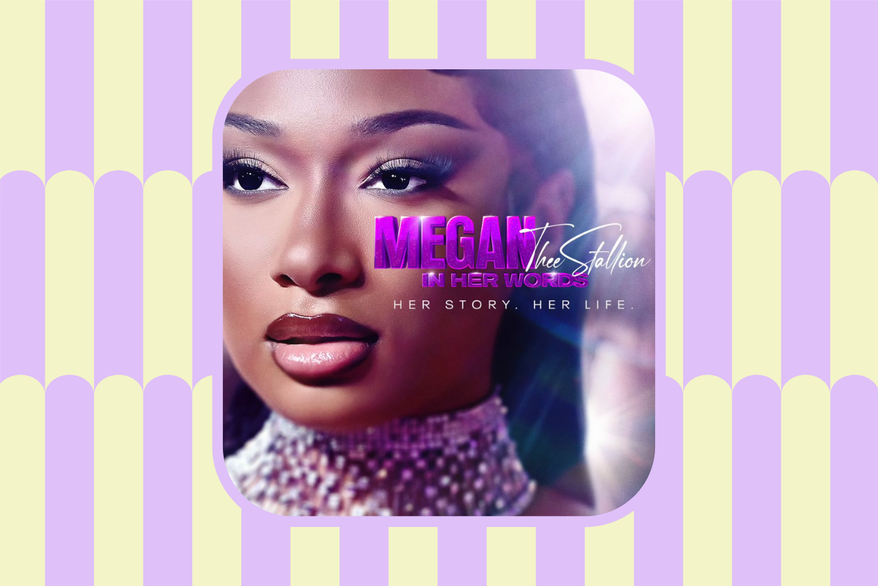 Poster for Megan Thee Stallion\'s \'In Her Words\' documentary