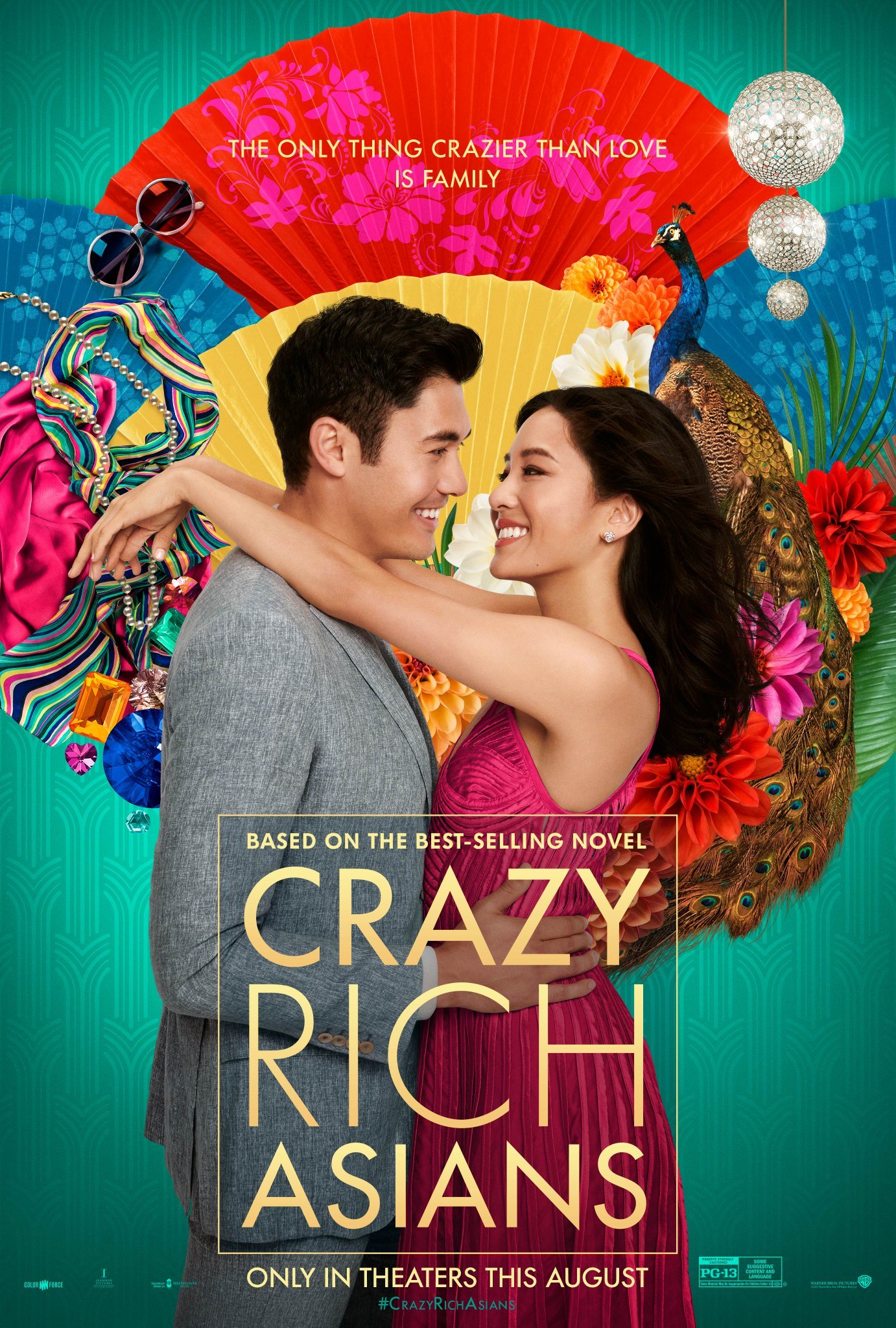 Constance Wu and Henry Golding in the Crazy Rich Asians movie poster
