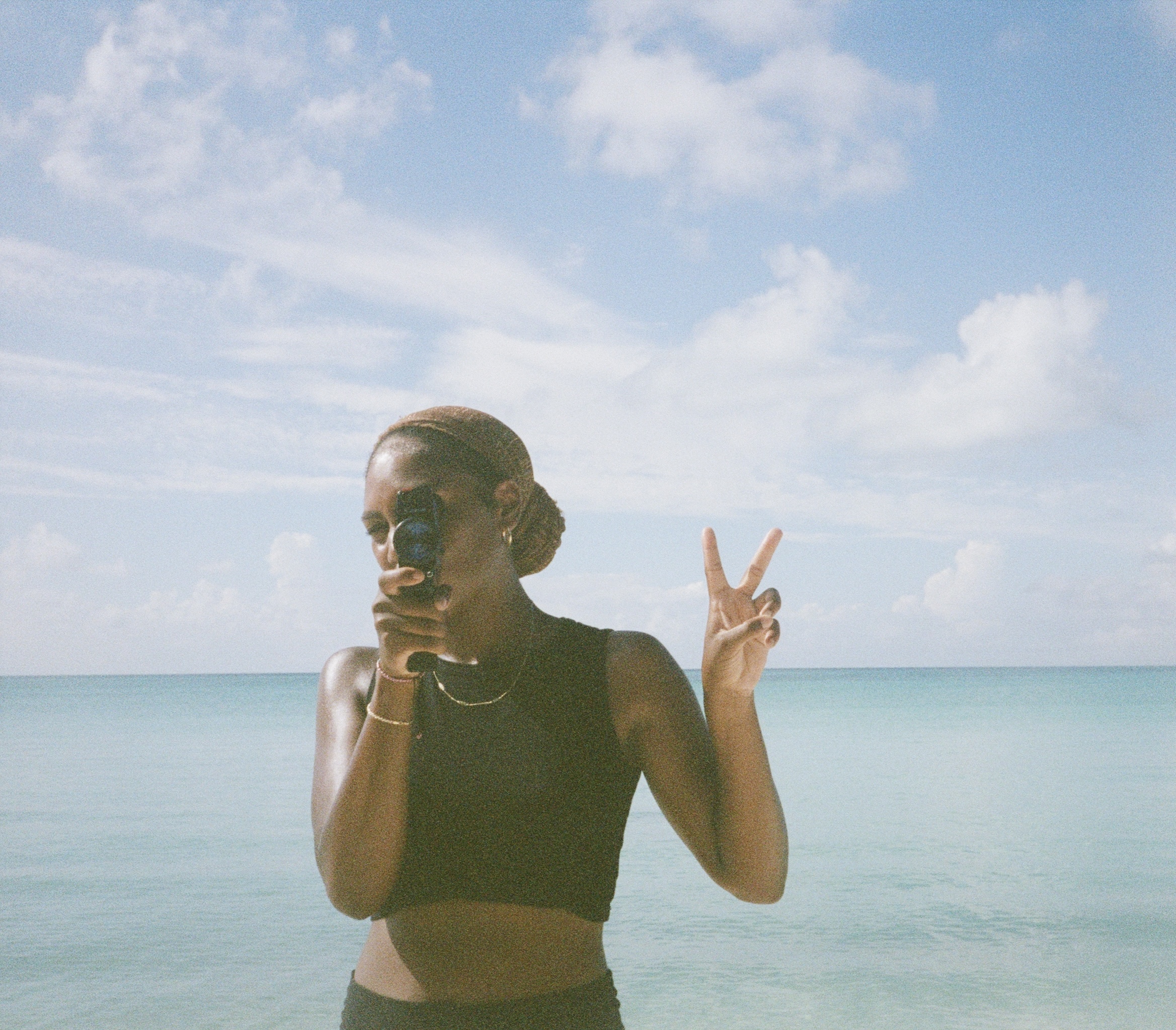 Photo of me shooting film