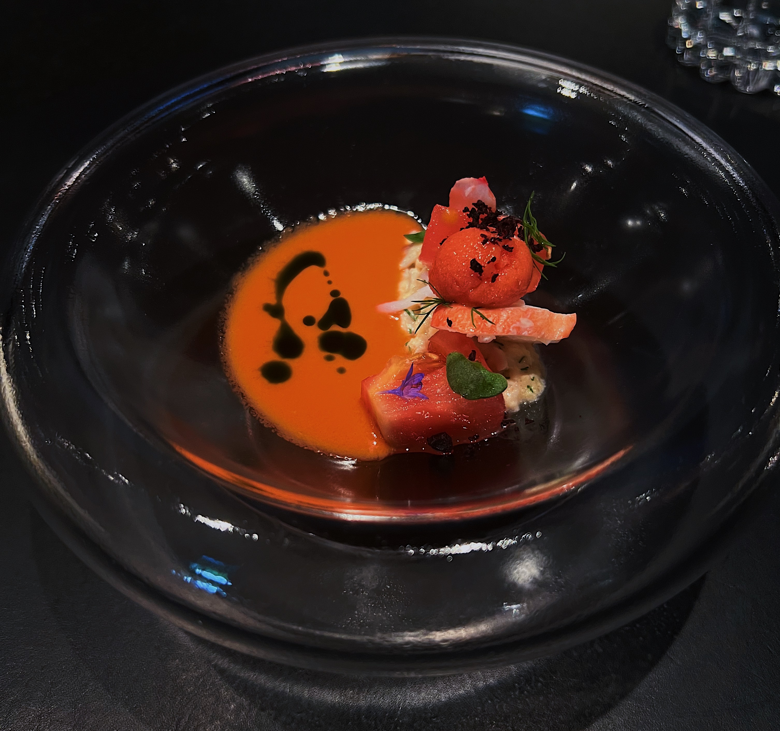 Tomato based dish from Restaurant Yuu