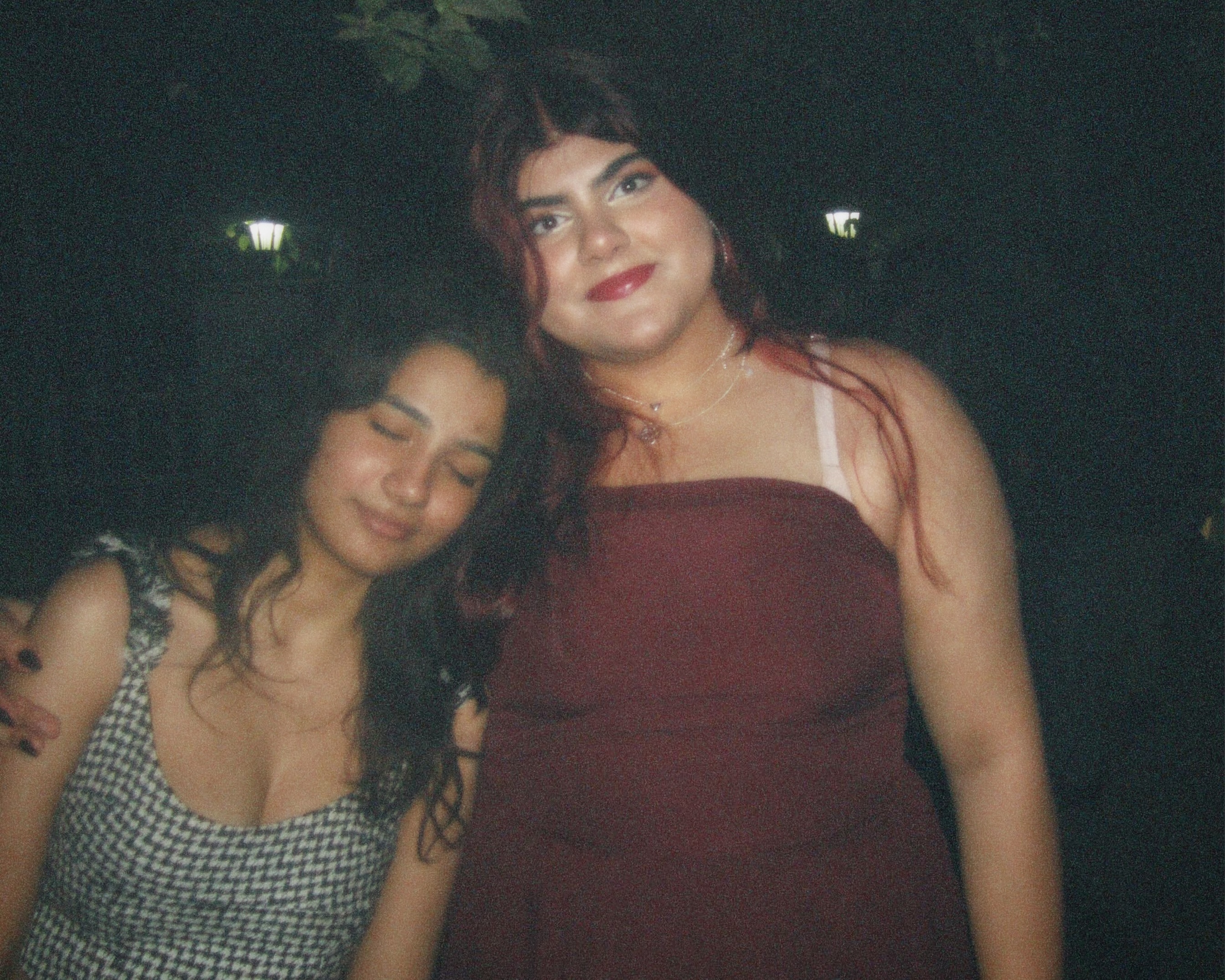 Two friends, one looks sad because the other just made her cry.