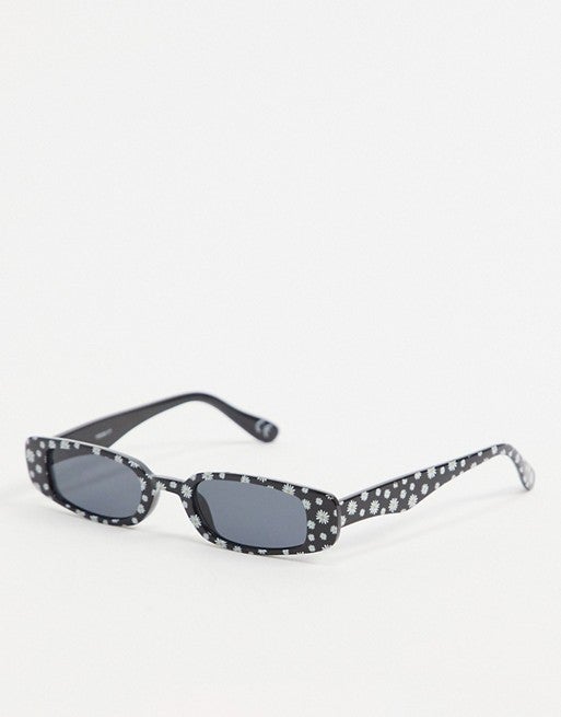 Daisy Print Narrow Sunglasses