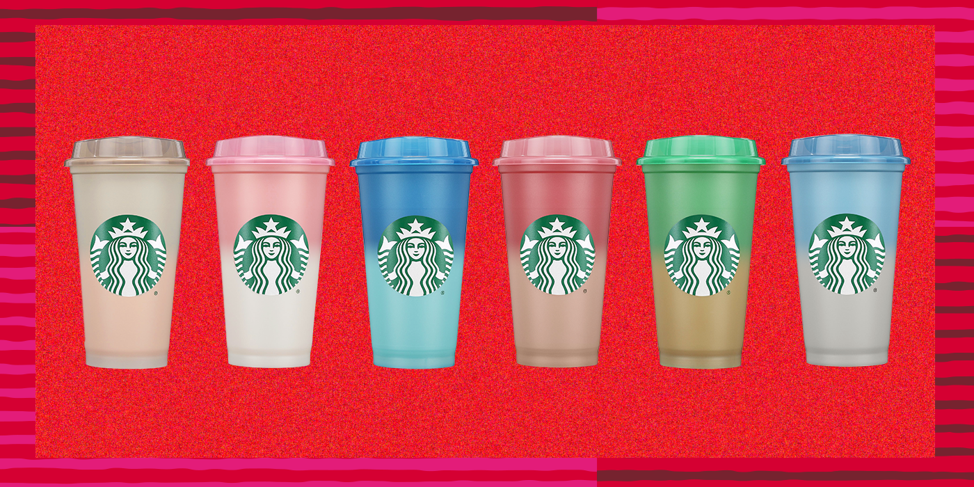 Starbucks Color Changing Hot Cup Set