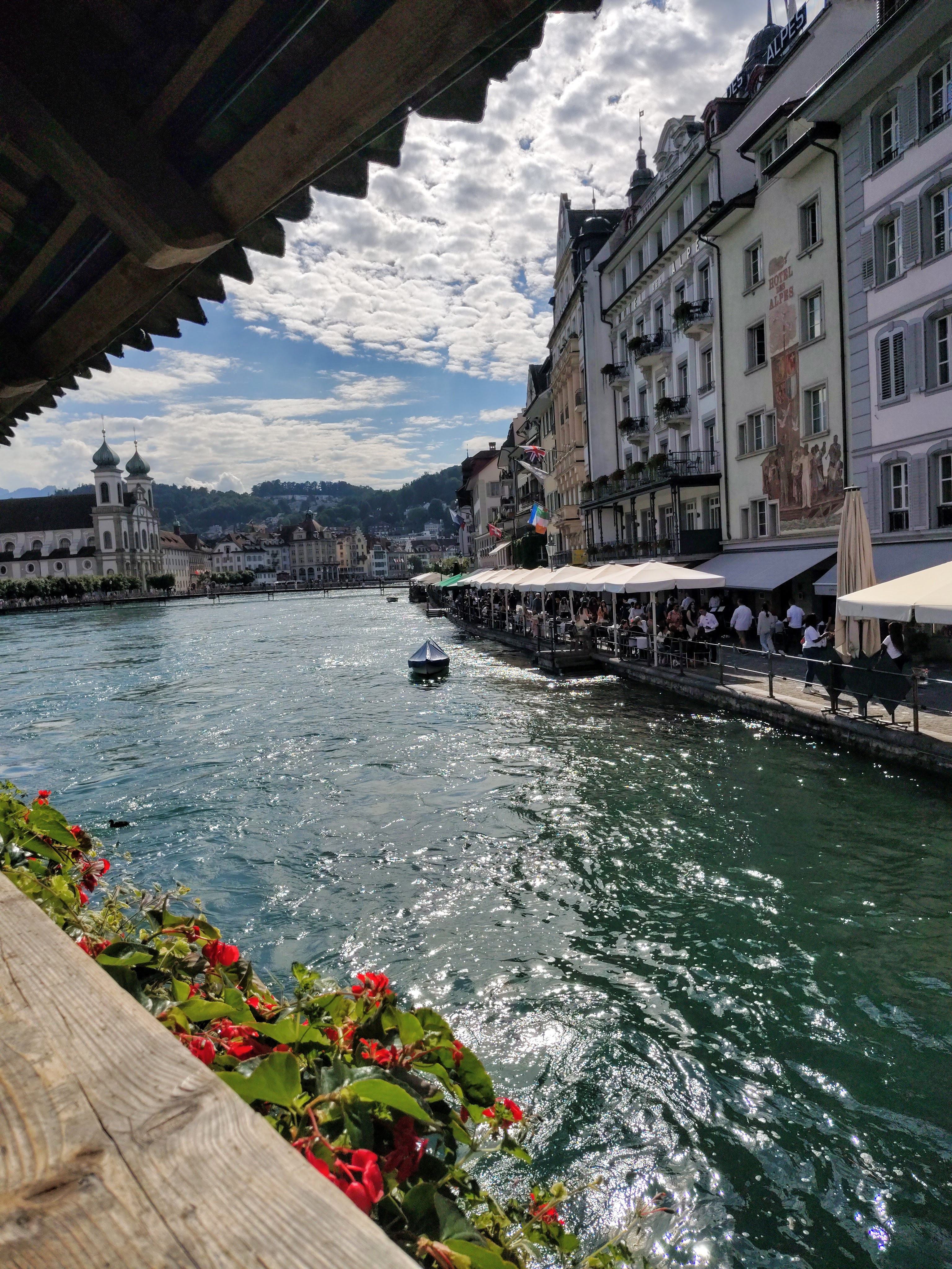 Lucerne, Switzerland from the Chapel Bridge