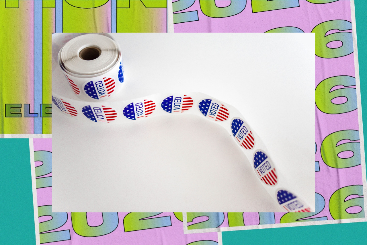 voting sticker