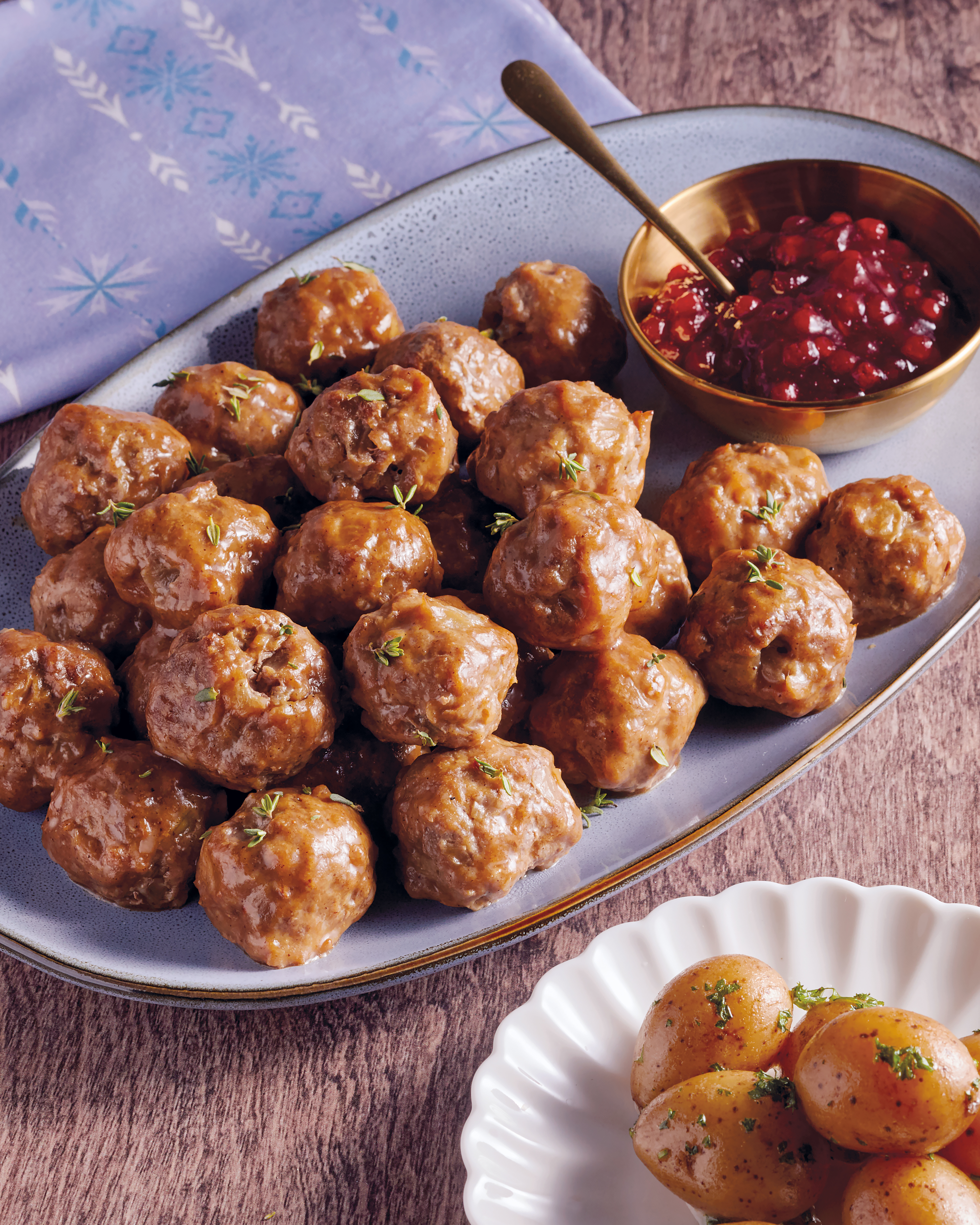 Photo of A Thousand Reasons Meatballs from “Disney Frozen: The Official Cookbook: A Culinary Journey through Arendelle” cookbook.