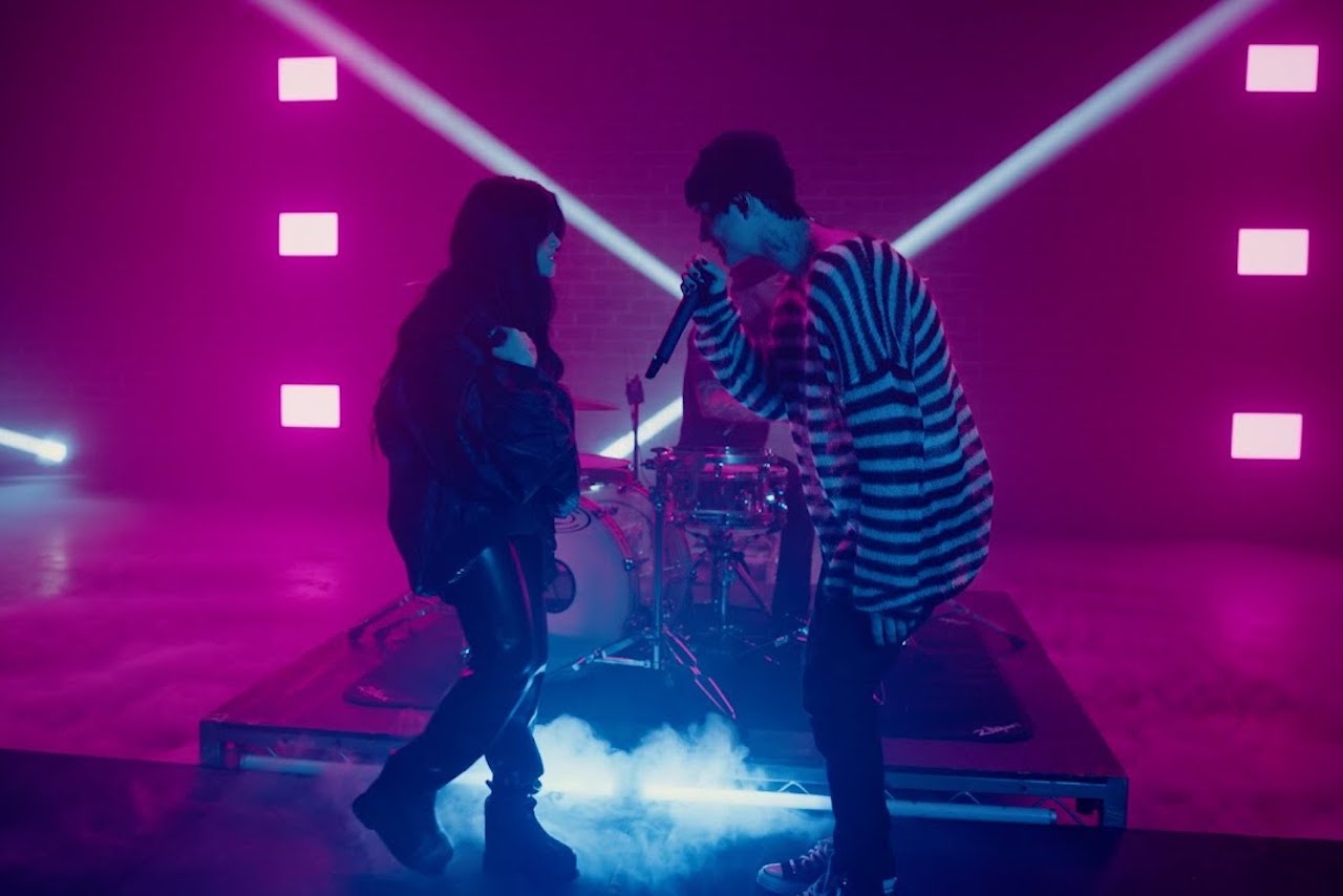 Nessa Barrett & jxdn ft. Travis Barker - La Di Die on Jimmy Kimmel Live