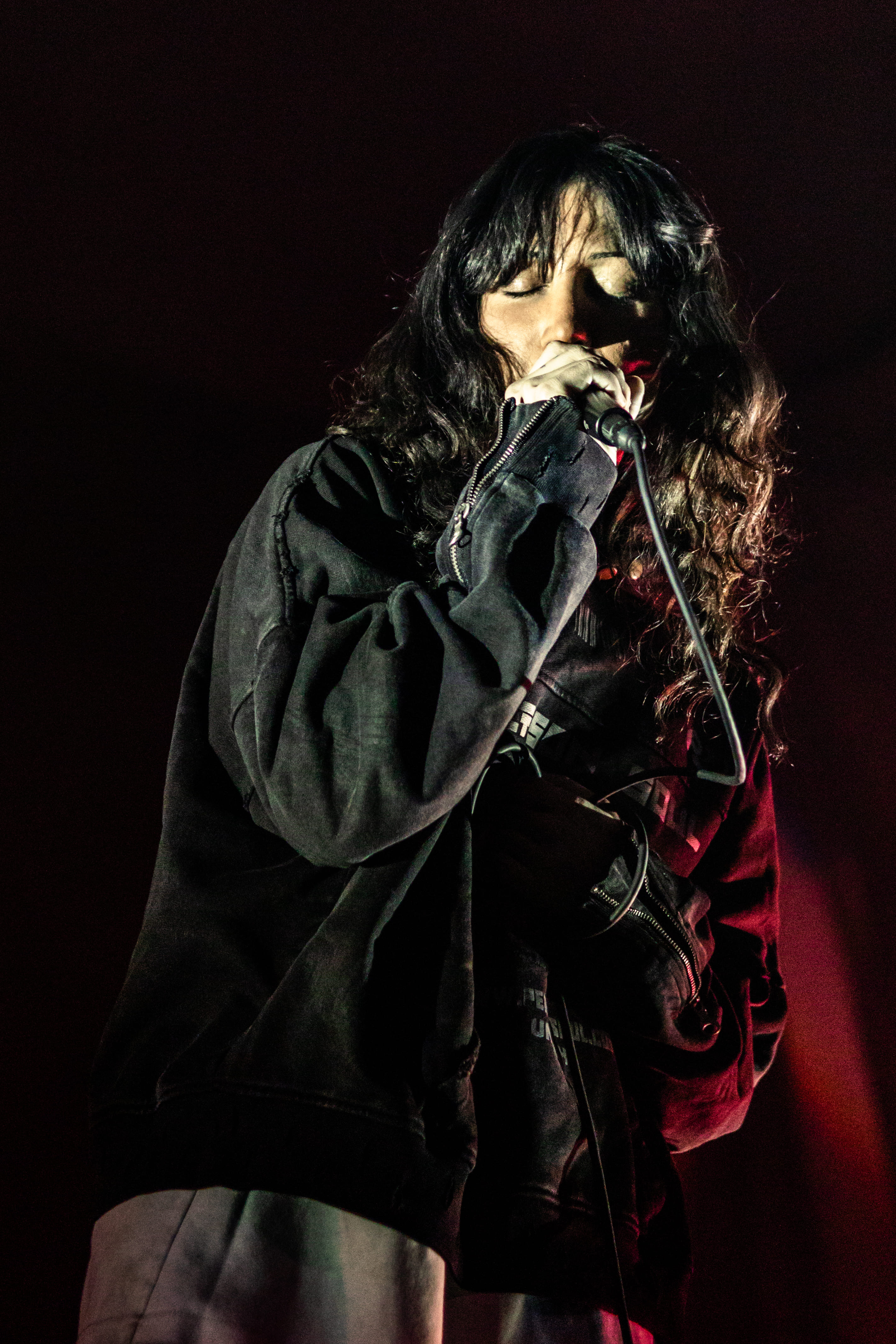 Leyla Ebrahimi performing as the opener for Del Water Gap at his concert in New Haven, CT on 3/4/2026