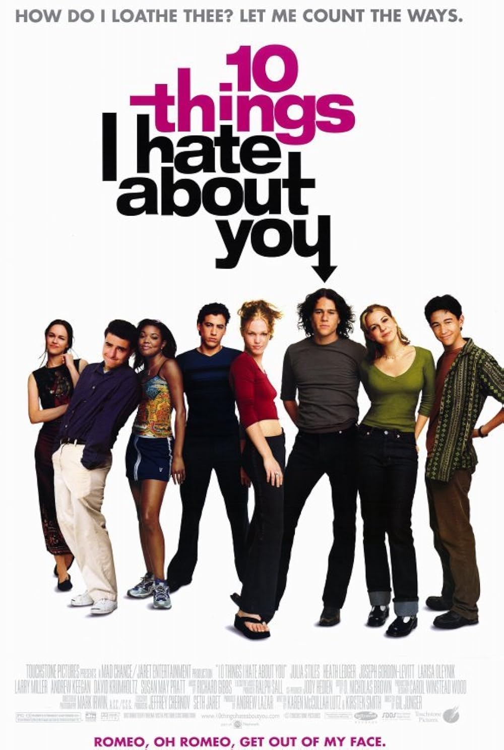 Movie poster from 10 Things I Hate About You