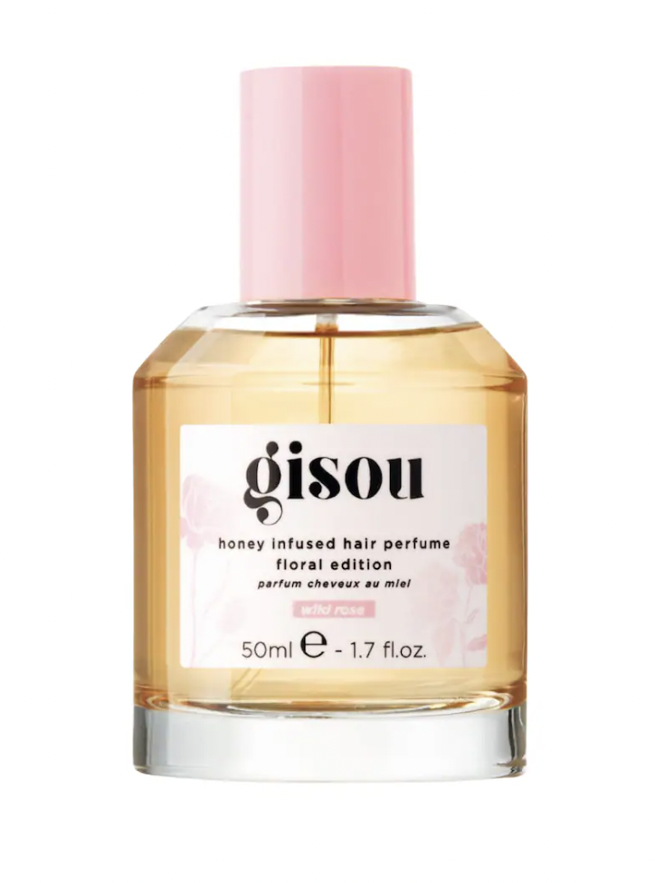 gisou hair perfume pink rose