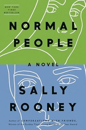 book cover of normal people by sally rooney