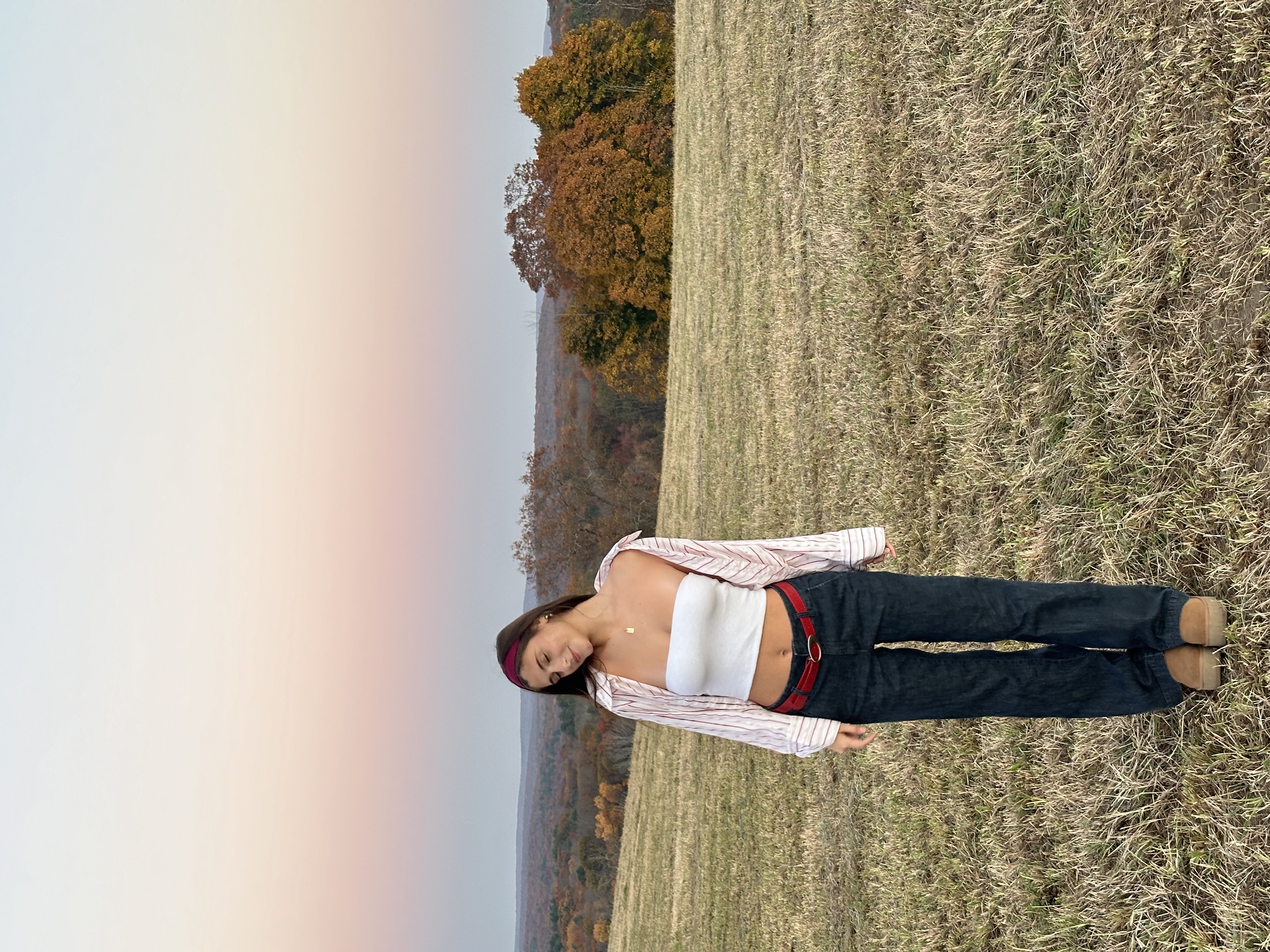 picture of myself at horsebarn hill last fall