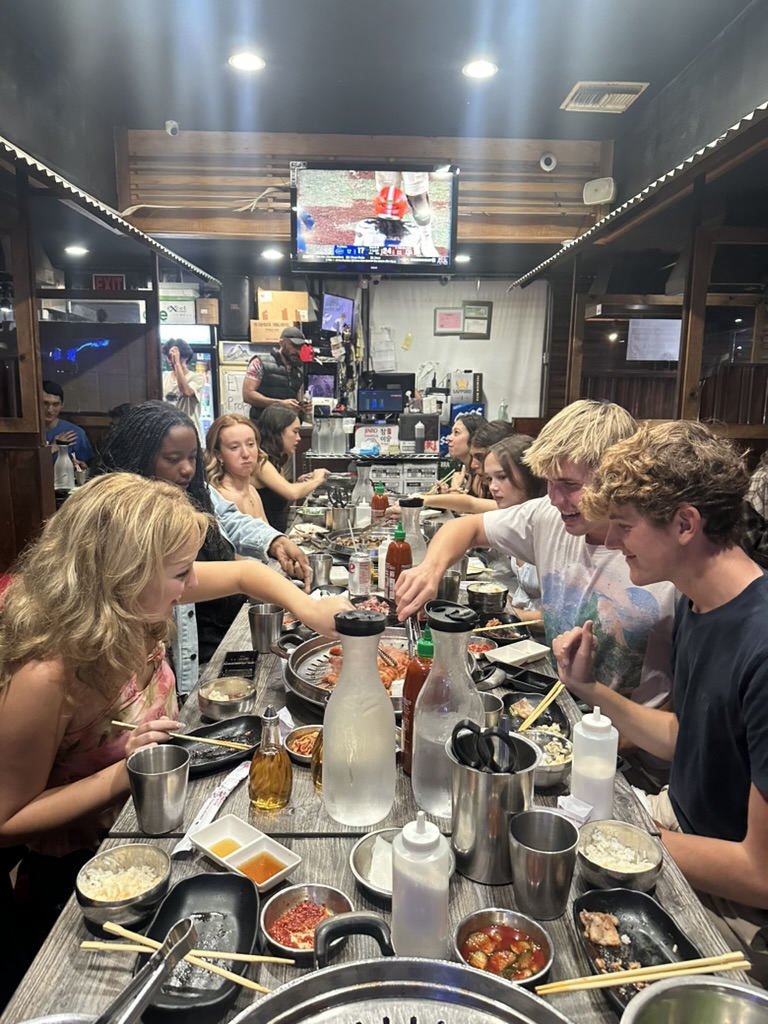 Friends at KBBQ