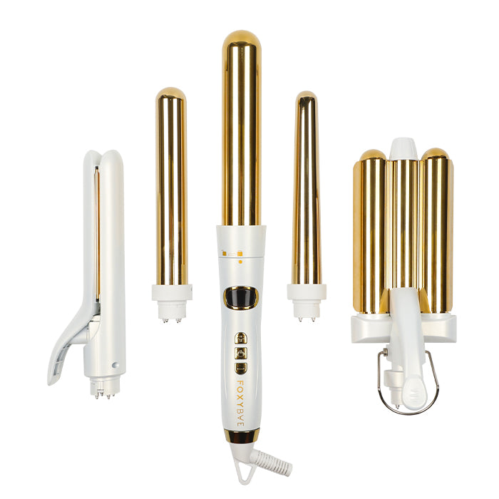 Pearl Gold Titanium 5-In-1 Multi Styler
