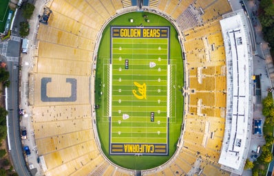 View from above of the Berkeley Football Stadium
