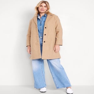 old navy relaxed car coat