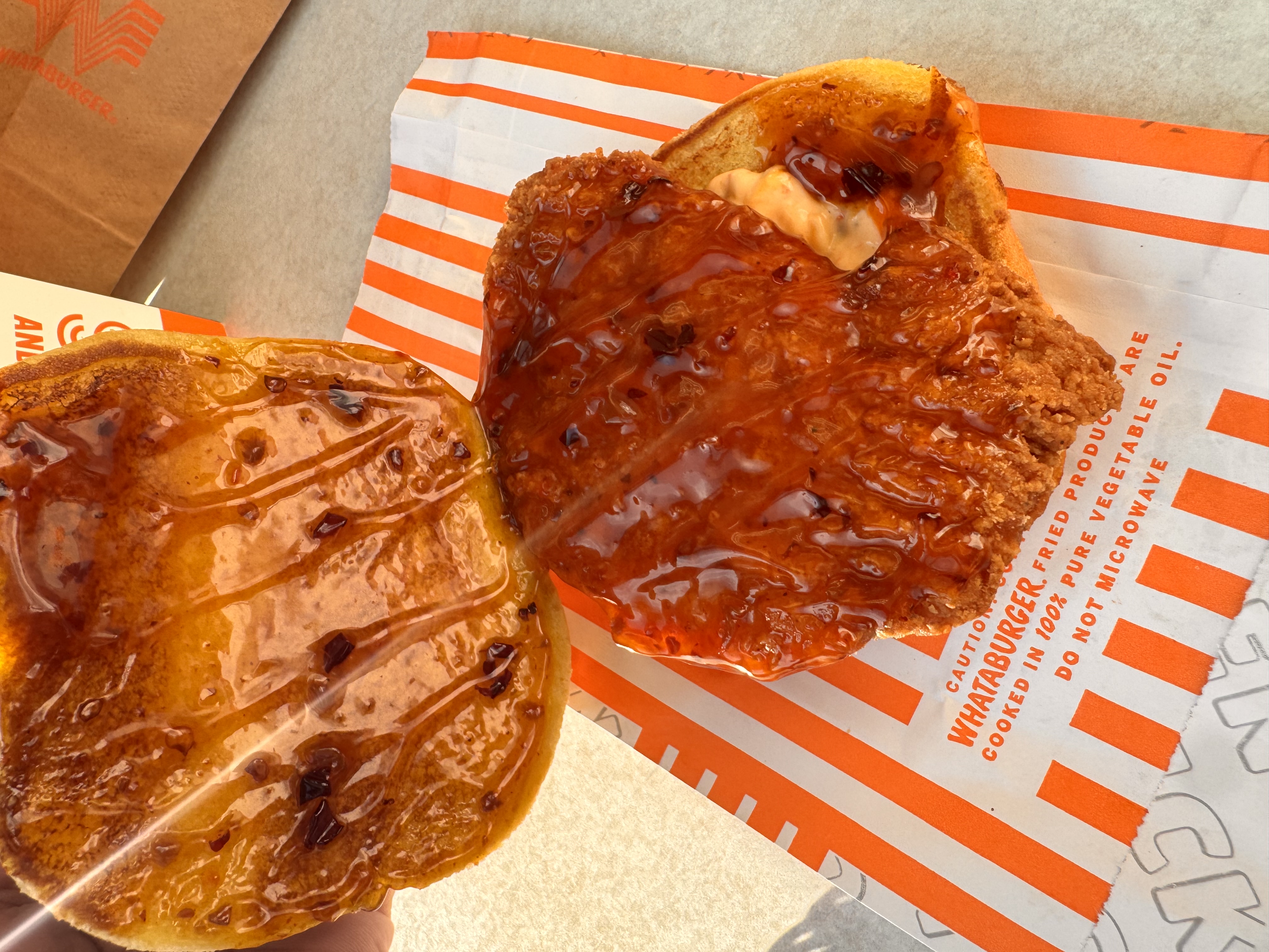 whataburger hot honey chx sandwich