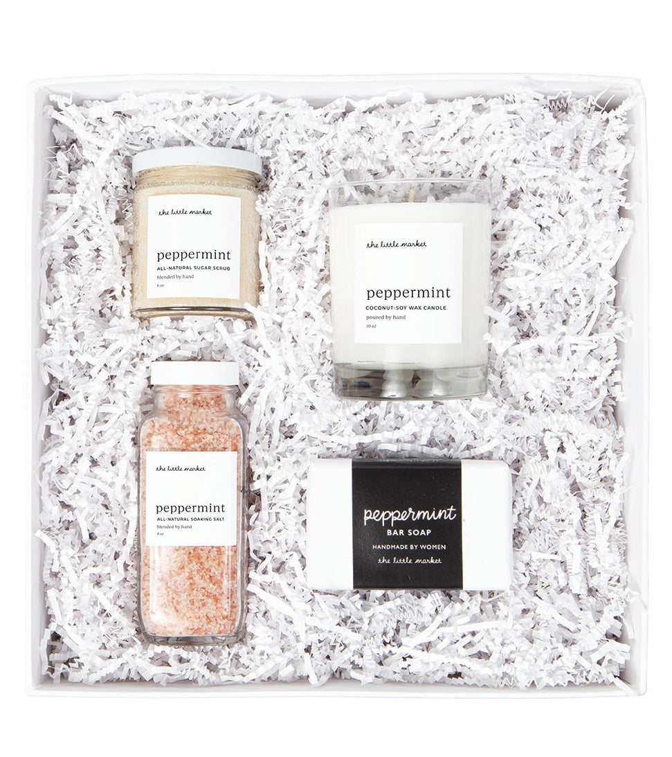 peppermint spa set
